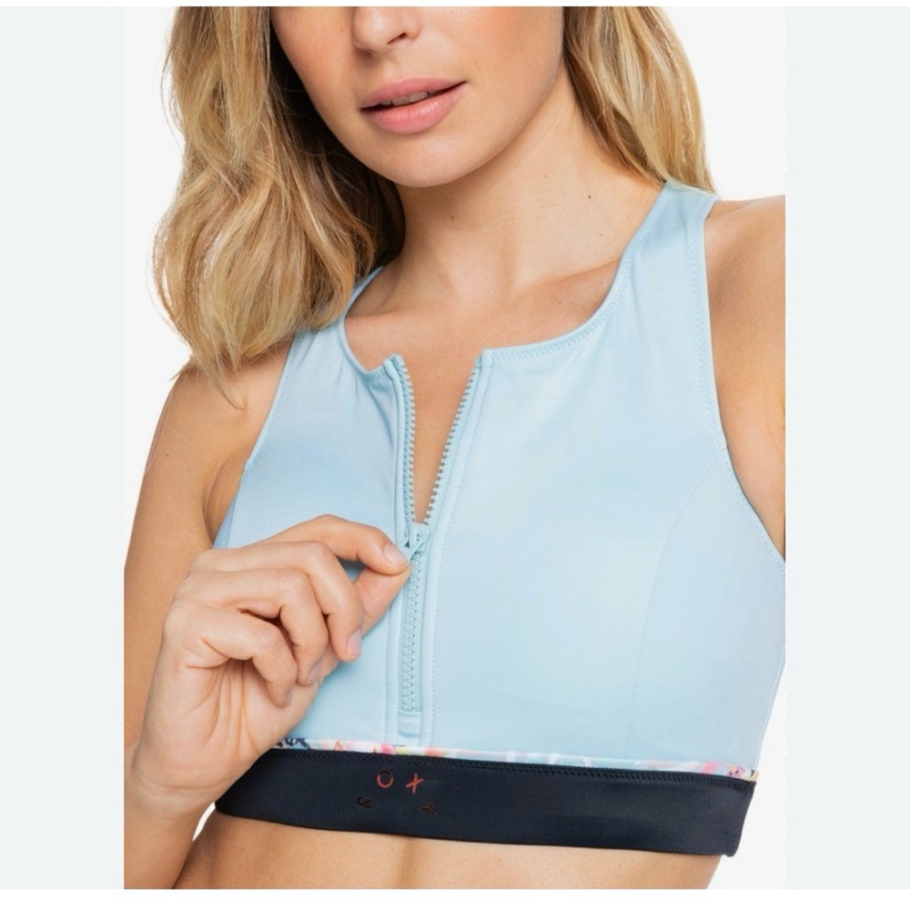 ROXY Beach Classics Moderate Bikini Bottom (M) Fitness Sports Bra Bikini Top (M)